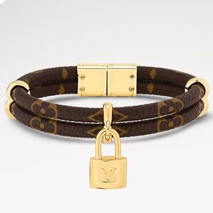 Louis Vuitton Keep it Twice leather bracelet New never worn